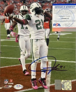 LaDAINIAN TOMLINSON HOF Signed 8x10 New York Jets Football Photo AUTO PSA COA