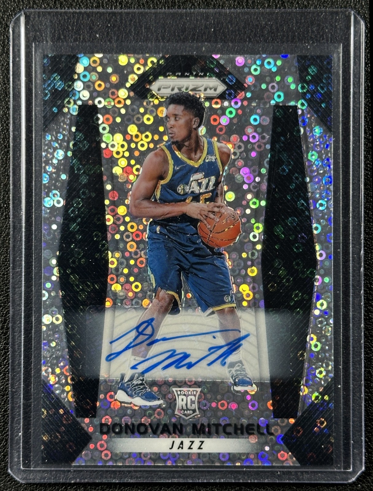 Donovan Mitchell 2017 Prizm #117 Autographs - Fast Break Price