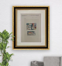 Roy Lichtenstein Hand-Signed Original Print With COA and +$3,500 USD Appraisal