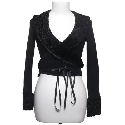 Rinascimento, Wickeljacke, Größe: M, Schwarz, Angora/Polyamid/Wolle #EAA
