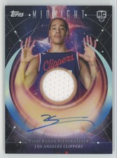 2025-26 Topps Midnight Yanic Konan Niederhauser Rookie Auto Patch #RJA-YK A41