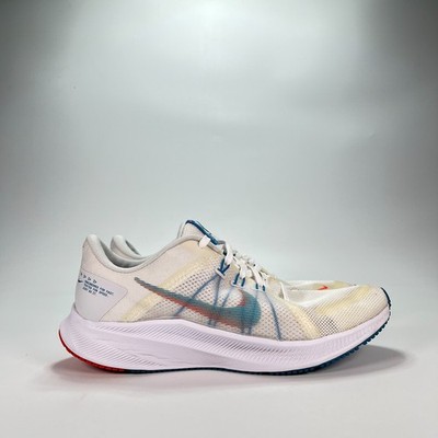 Nike Quest 4 White Pure Platinum Running Shoes Sneakers DA1105-101 Mens Size 9.5