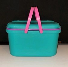 Eagle Craftstor Craft Sewing Tote Storage System Organizer Teal Pink Purple