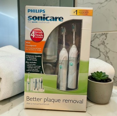 Philips Sonicare Electric Toothbrush with 4 Brush Heads  - Discontinued.