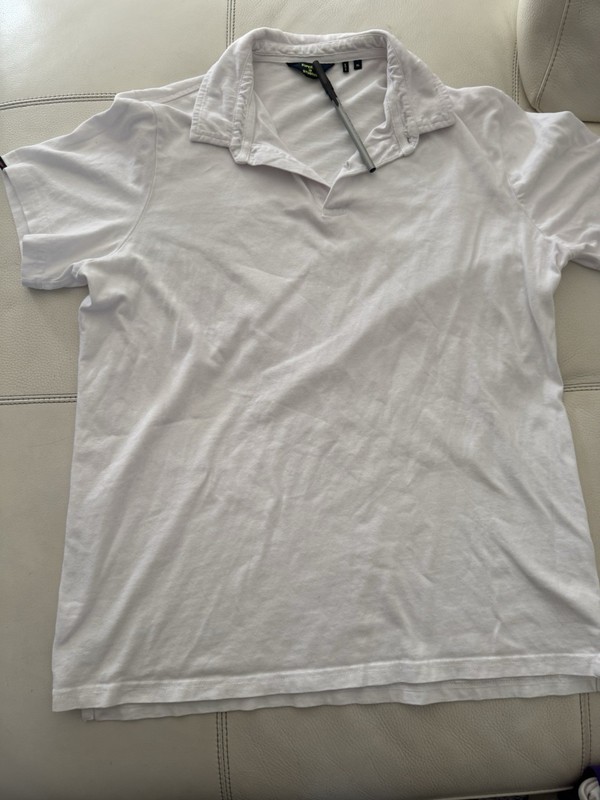 Super dry Short Sleeve Polo Men’s White XL