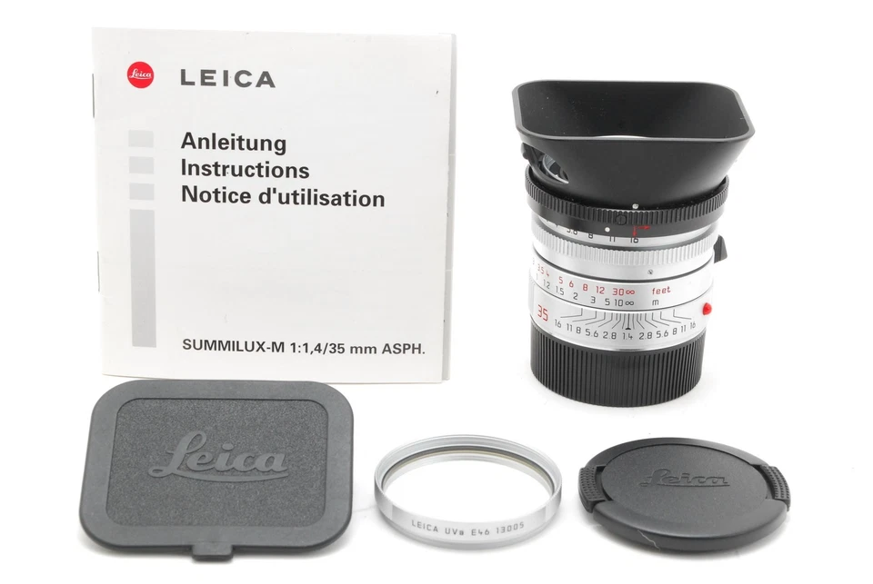 【EXCELENTE COMO NUEVO con Capucha, Filtro】 Leica Summilux-M 35mm F/1.4 ASPH. E46 de JAPÓN N40 Foto 4 de 4