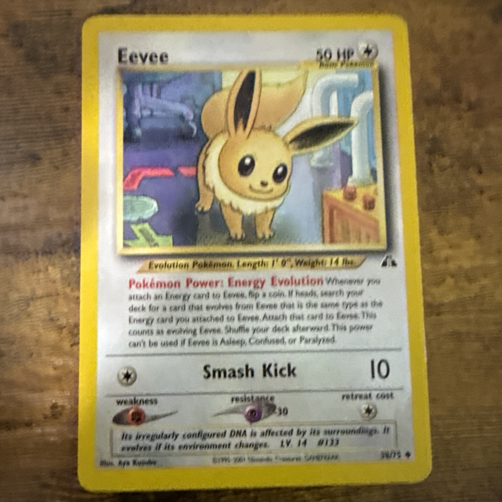 Pokémon TCG - EEVEE - 38/75 - WOTC - NEO DISCOVERY (2001) - LP/NM