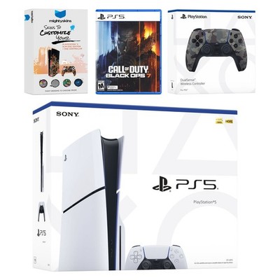 Sony PlayStation 5 Disc + Call of Duty Black Ops 7, Extra Controller - Camo