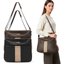 Borsa a spalla donna LAURA BIAGIOTTI  mod. GILLMAN 3 pelle PU tracolla fashion