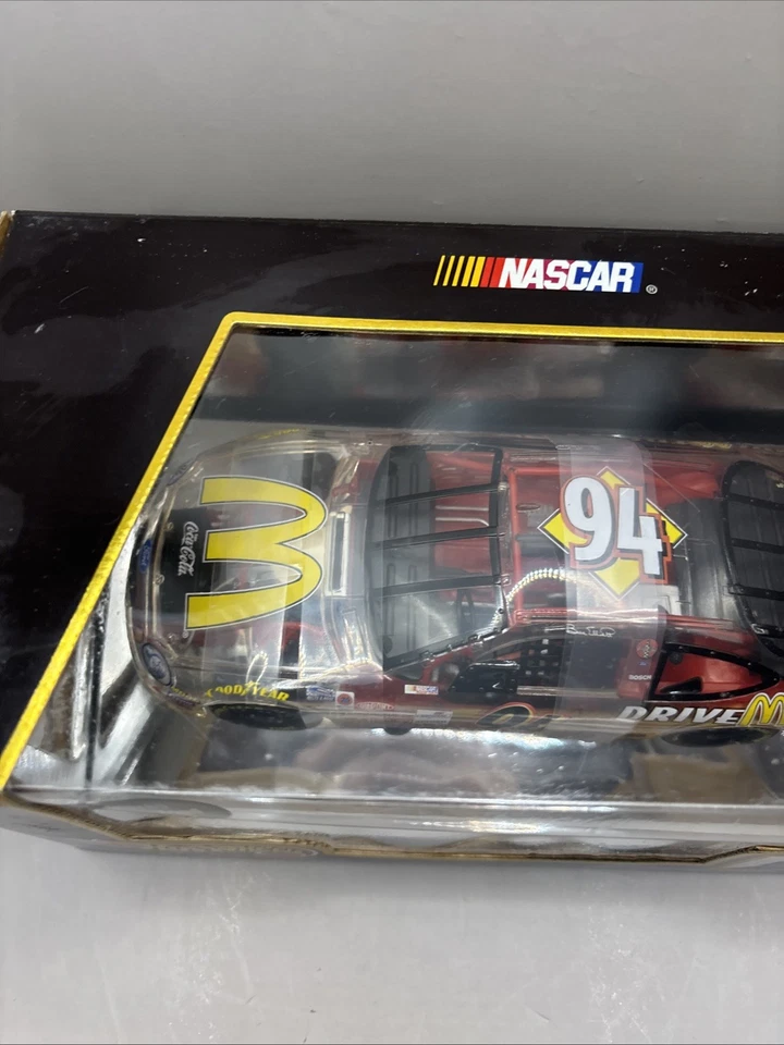 NIB MCDONALD'S #94 BILL ELLIOTT 1/43 SCALE CLEAR BODY HOT WHEELS RACING - Image 2 of 4