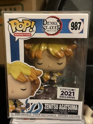 Funko Pop! Vinyl: Demon Slayer - Zenitsu Agatsuma - Funimation (Exclusive) #987