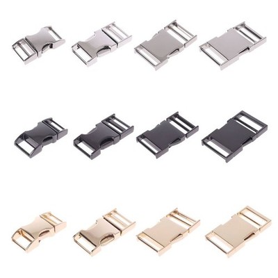 Metal Arched Side Release Buckle For Backpack Straps Webbing 14mm 19mm 25mm 32mm