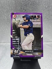 2018 Bowman Draft Paper Micah Bello Purple 1st Bowman 109/250!