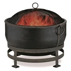 Endless Summer 26" Wood Burning Outdoor Fire Pit Kettle Design Oil Rubbed Bronze