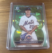 2023 Bowman Chrome Sapphire Edition - Prospects Dangelo Sarmiento #BCP-161 Aqua
