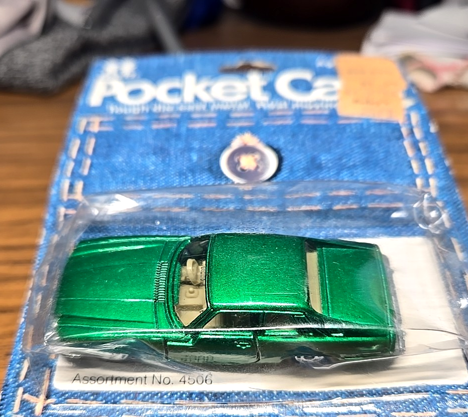 Vintage Tomy Tomica Pocket Cars F68 Green Jaguar XJS On Sealed