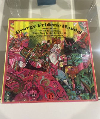 SEALED: Handel Sonatas For Violin & Continuo, Op. 1, Nos. 3, 10, 12, 13, 14, 15
