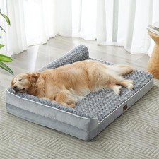 Large Orthopedic Bed Waterproof Sofa Dog Bed with Removable Washable Cover NEW