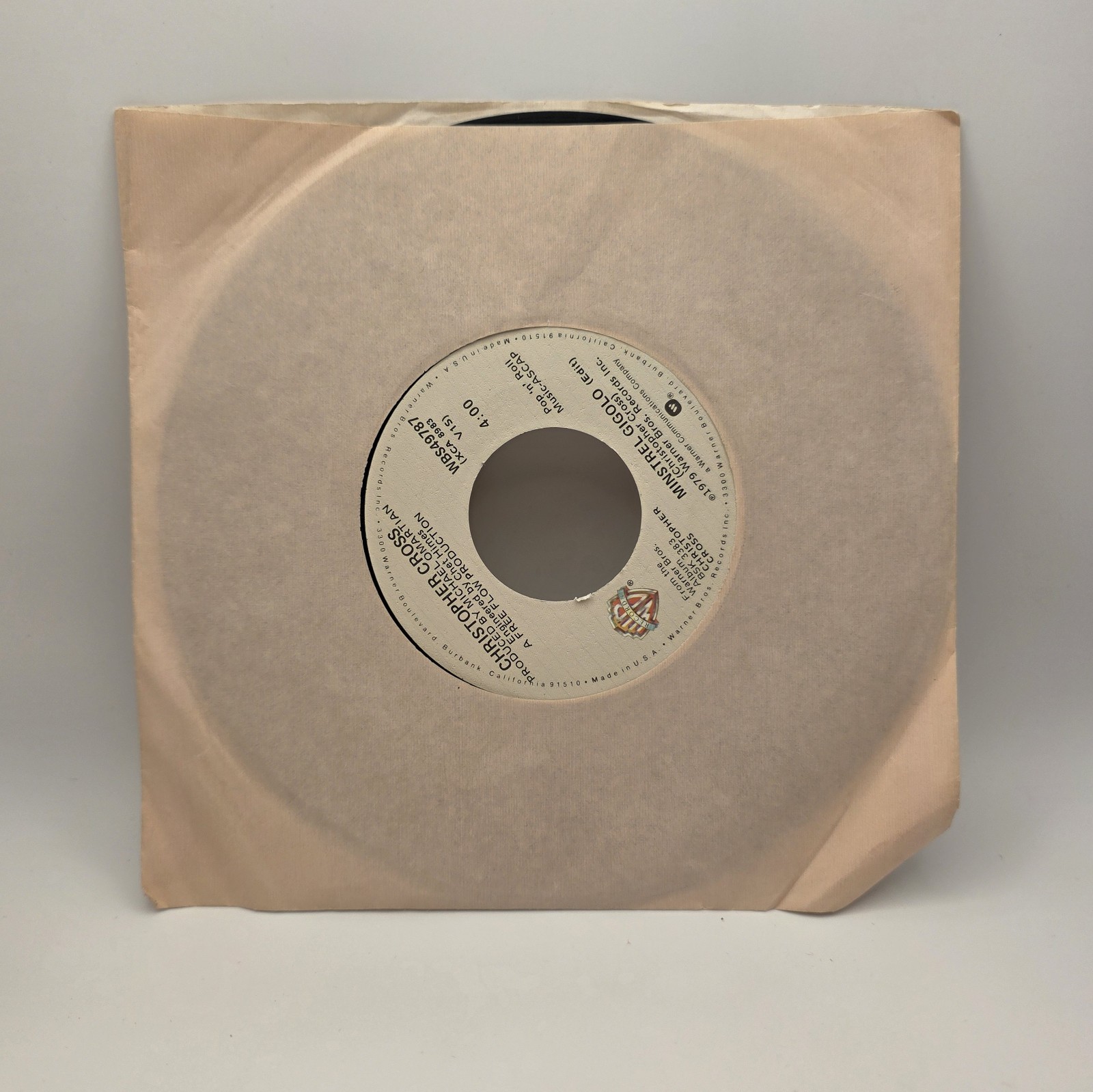 Christopher Cross Arthur's Theme (Best That You Can Do) 1981 45 RPM