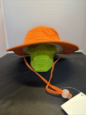 Neon Orange Toddler Sun Hat UPF 50