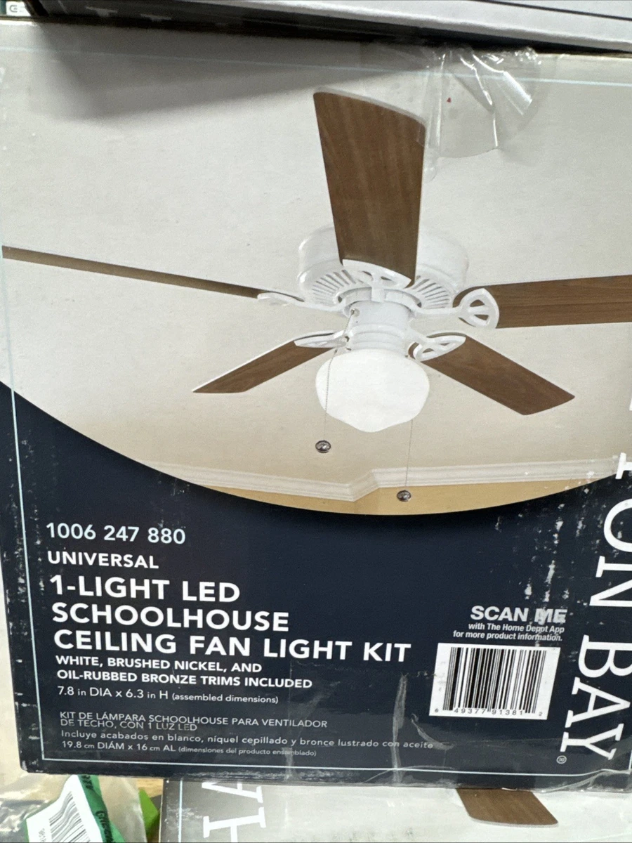Hampton Bay White Ceiling Fans 42 in Fan Width for sale | eBay
