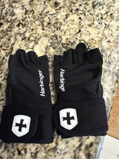 WOMENS HARBINGER WEIGHT LIFTING GLOVES SZ LARGE
