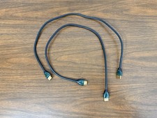 Lot of 2 AudioQuest Forest 0.5M 4K/HDR HDMI c...