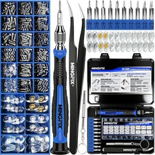 Eyeglass Sunglass Repair Kit, Magnetic Eye Glasses Repairing Tool Kit with Assor