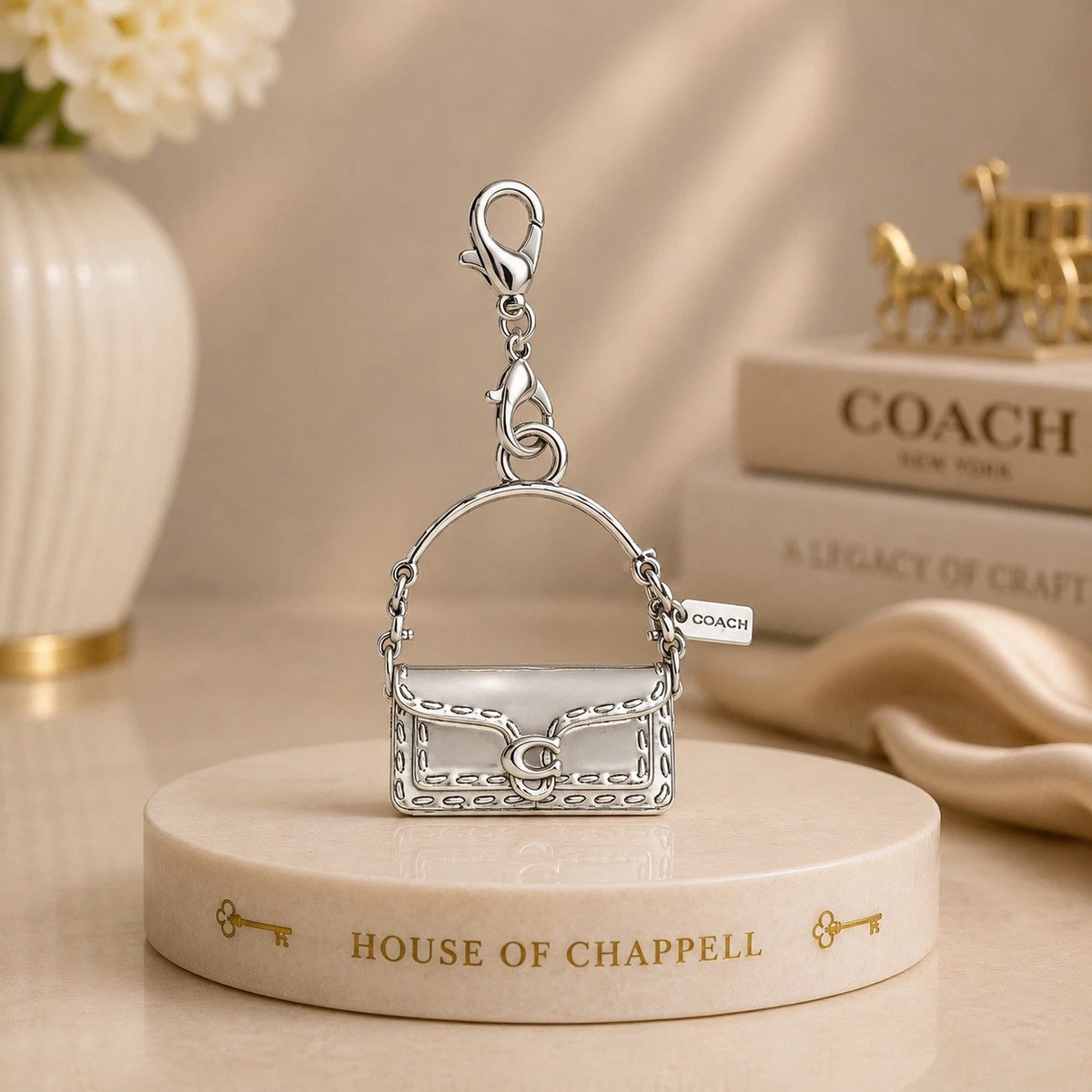 Coach Silver Charm Handbag Accessories for Women for sale | eBay