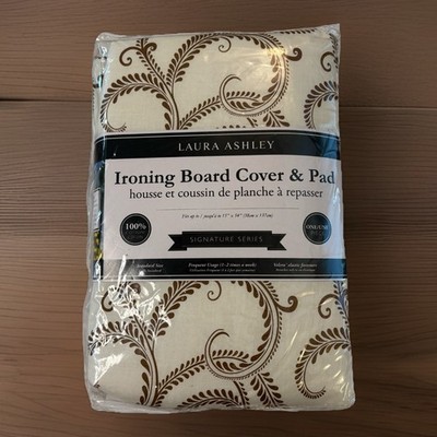 NEW Vintage Laura Ashley Botanical Ironing Board Cover & Pad Brand New Standard