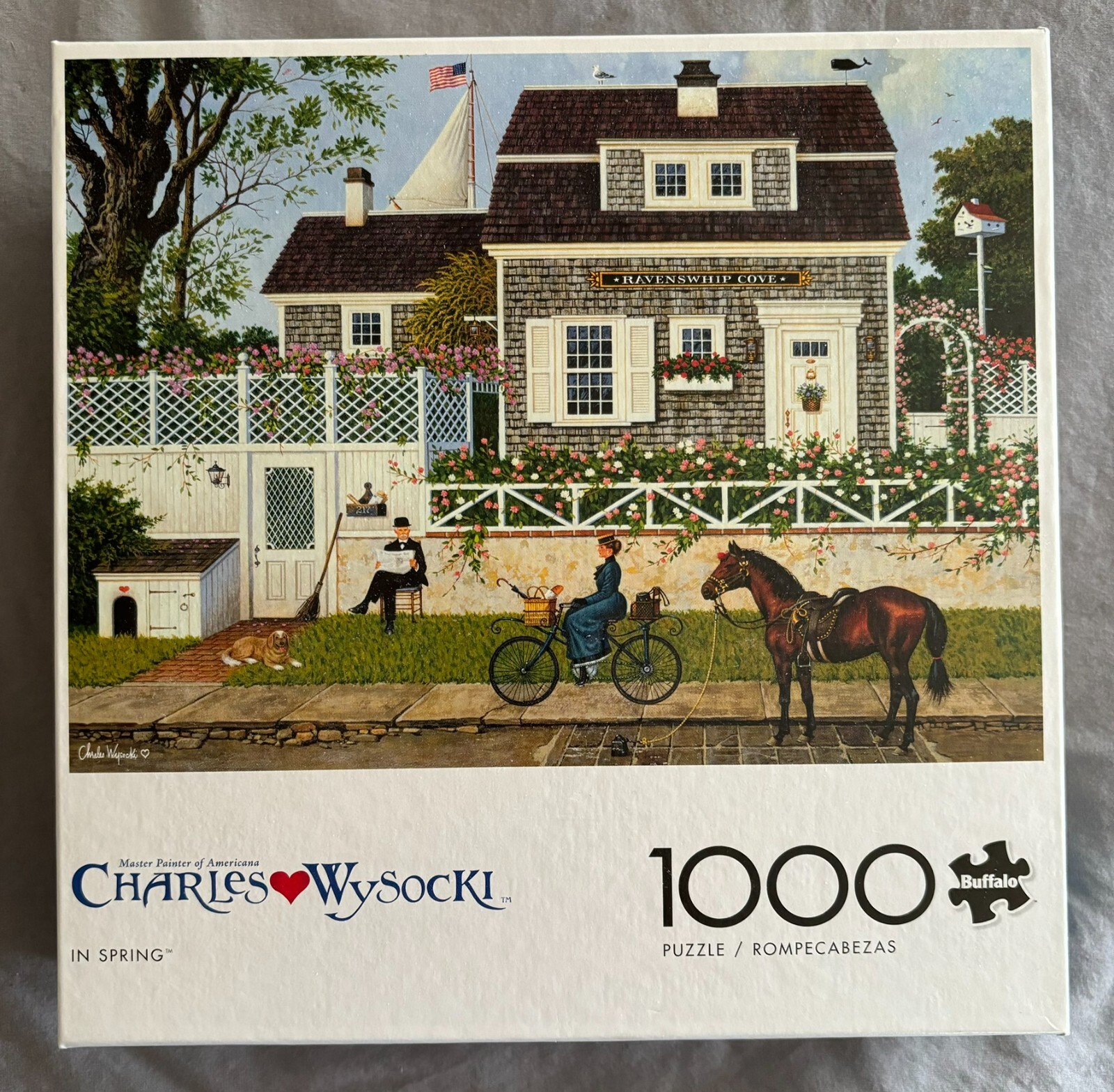 Buffalo Games Puzzle Charles Wysocki In Spring 1000 pieces