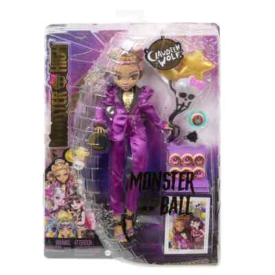 Monster High Clawdeen Wolf Fashion Doll in Monster Ball Party Fashion with Acces