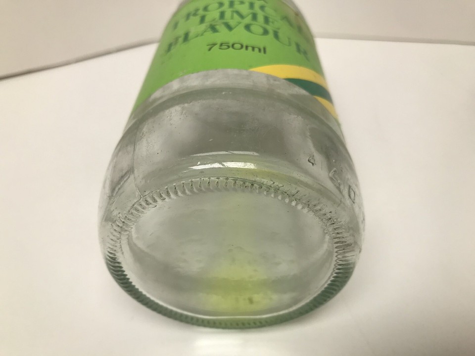 Vintage 1970s1980s Tarax 750ml Bottle Tropical Lime Label Milk Bar