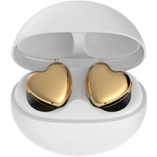 AVIOT Completely Wireless earphones Heart-shaped Gold Bluetooth TE-I3-GL New