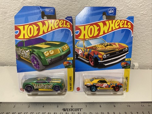 Hot Wheels HW Art Cars '68 COPO Camaro, Bully Goat Lot
