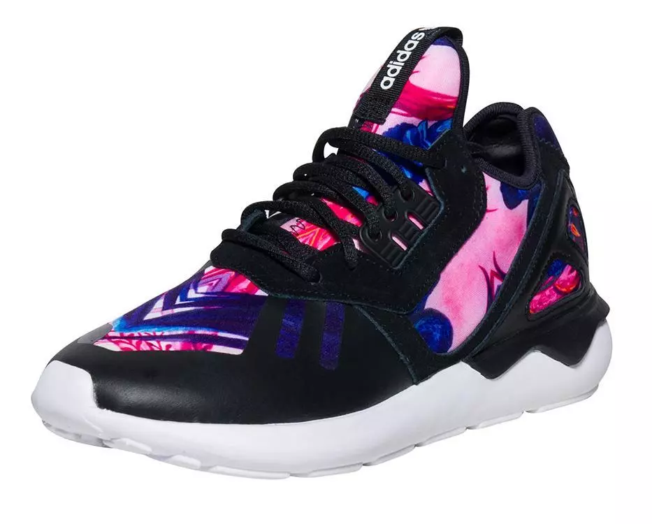 ADIDAS Tubular womens running trainers S81269 pink black floral | eBay