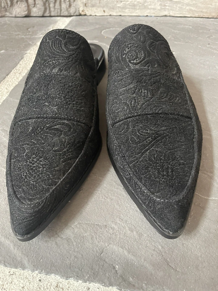 Charles David Black Suede Slip On Flats Size 8 1/2 - Изображение 2 из 4