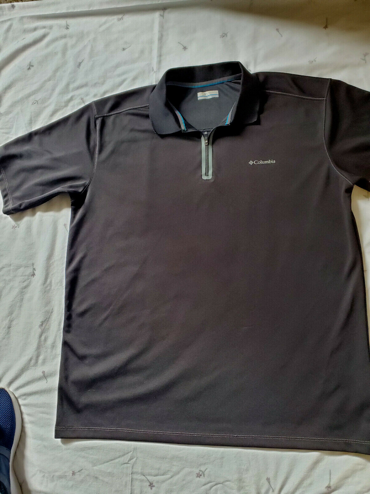 2 Men's Pullover Short Sleeve Shirts Columbia, Saddle… Gem