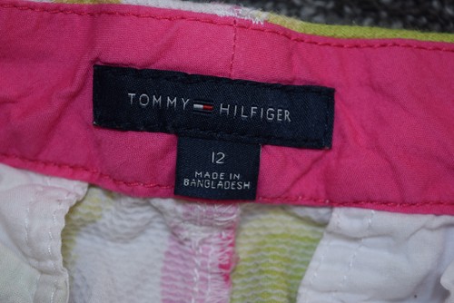Tommy Hilfiger Abstract Polka Dot SHORT Shorts 28x2.5 Cotton GIRLS L 12 White - Picture 5 of 12