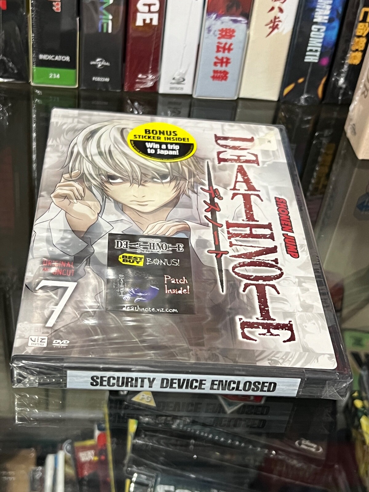 Death Note - Vol. 7 (DVD) Uncut! Tetsuro Araki, Best Buy Bonus Patch ...