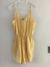 Womens Solid Color Rompers Summer Sleeveless Halter Neck Elastic Waist Jumpsuit