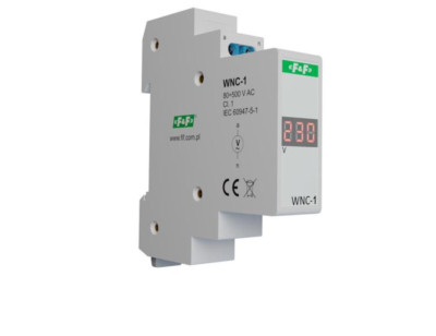 F&F WNC-1 Spannungsanzeige Voltmeter Einphasig 80-500V AC Spannung IP20 Anzeiger