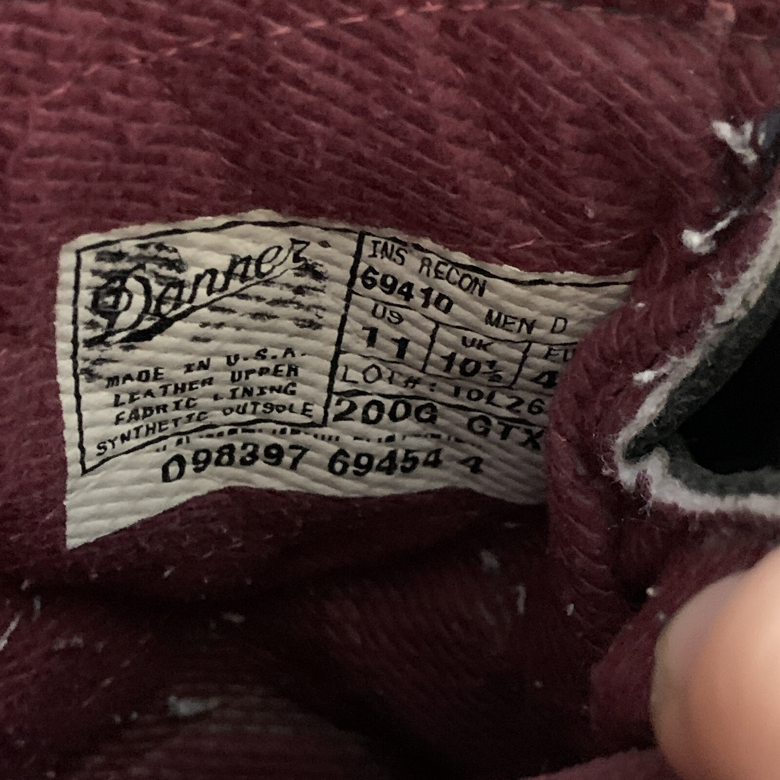 Danner Men's 200G Insulated Gore Tex 