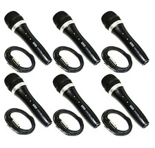 6x EMB Professional EMIC700 Dynamic Unidirectional Microphones