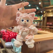 2024 New Disney Lovely Pajama Linabell Plush Doll Backpack Decor Keychain Gift