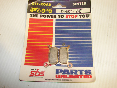 SBS Brakes 1721-0527 / 794SI KTMSX50 SX65 LEM RX65 R2 R3 | eBay