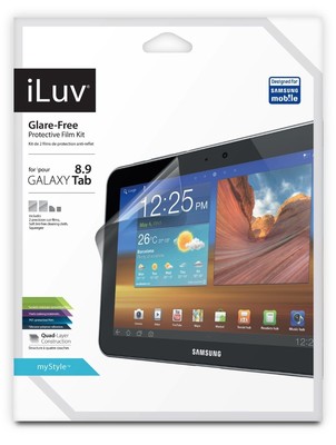 iLuv Samsung Galaxy Tab 8.9'' Twin Pack Displayschutzfolien