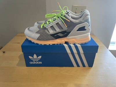 US Size 10.5 - adidas ZX 10000 C Gray Acid Orange RARE | eBay