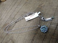 NOS w/Tags Mariana Guardian Angel 18 Inch Necklace Opal Swarovsky Crystal Nice 