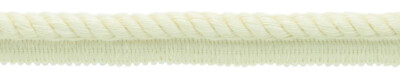 Twisted Rope Cord Mit Lip, Farbe Cream Ivory (Color# A2)   Meterware